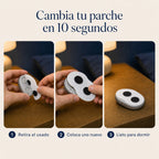 Cambia tu parche en 10 segundos en 3 pasos